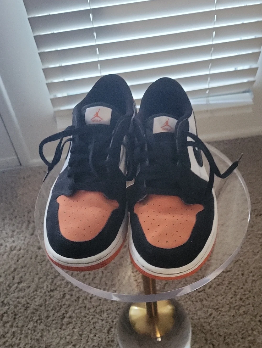 Air Jordan Golf Low Top Sneakers - Black/Orange/White